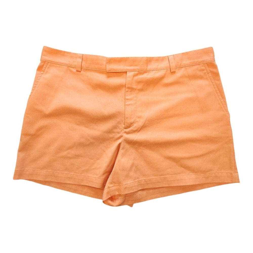 Ralph Lauren‎ Womens Peach Cotton Shorts Size 14 Casual Summer Vintage